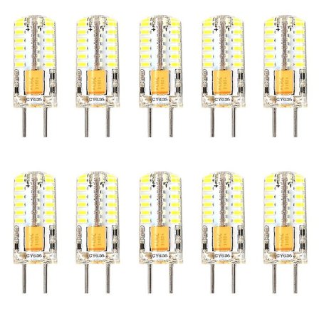 10 stk GY6.35 Bi-Pin 3W LED Maislys Pærer 30W Halogen Ekvivalent