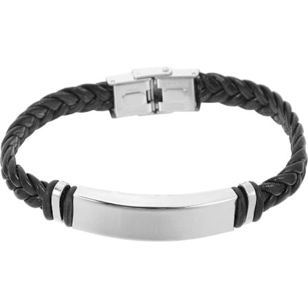 Herrearmbånd Herre Rustfritt Stål Armbånd Herre Lærarmbånd Streng Armbånd Herre Mann Flettet Armbånd