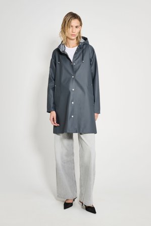 Mosebacke Lightweight Raincoat Charcoal