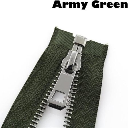 {xjxj}5# Glidelås Auto Lock ARMY GREEN