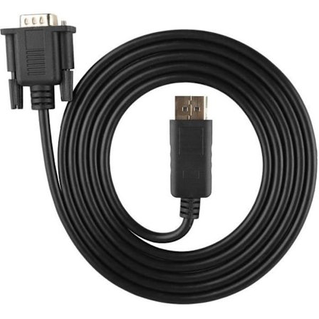 DisplayPort till VGA-adapter, 1,8 m Högupplöst 1080P HD DP till VGA-kabelkonverterare Fafeicy-LIS