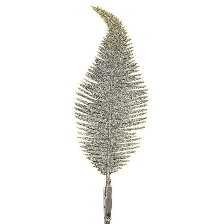 Christmas Tree Ornament Clip On Feather Glitter Baubles Xmas Decors