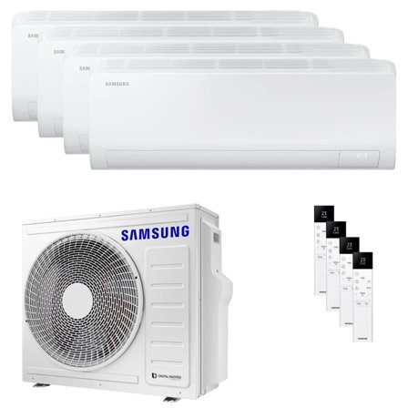 Condizionatore Samsung Cebu S2 quadri split 7000+7000+9000+12000 BTU inverter A++ wifi unità esterna 8 kW