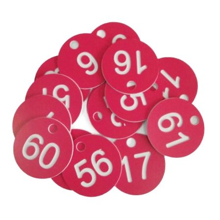 Nummererede Mærker Etiket Mærker Tøj Bøjle Kontor Indeks Forsyning 1-100 Nummer