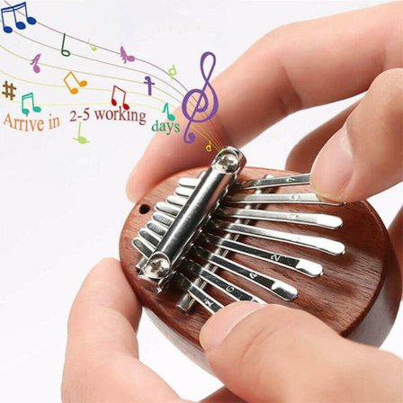 Mini 8 tangenter Tumme Piano Sound Finger Keyboard - spot sales