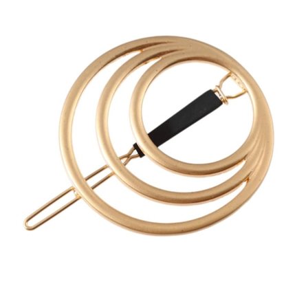 Hårklämmor i metall, runda hårspännen GULD B B