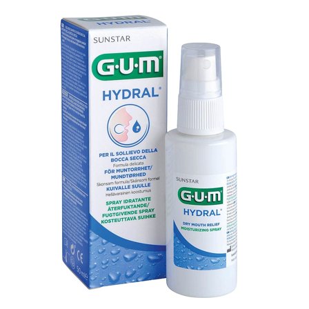 GUM Spray Hydral v/Mundtørhed 50 ml, Medicin & Pleje, Mund & Tandpleje, Øvrig