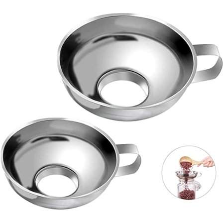 2 st bred tratt tratt med handtag (stor & liten)