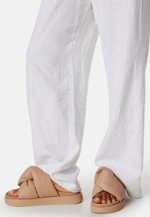 INUIKII Soft Crossed Slipper Beige Sko