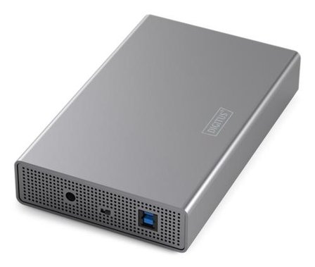 Digitus Festplattengehäuse USB3.0 3,5" SATA 16TB Aluminium