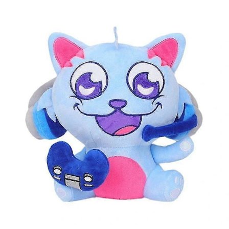 Gravycatman Plyslegetøj Sød Blå Kat Kæledyr Killing Plys Killing Pude Dukke til Børn