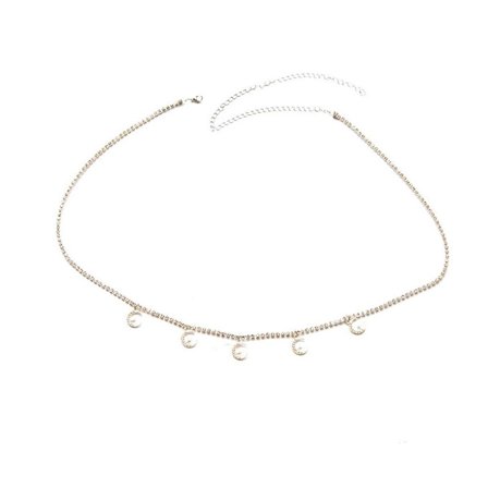 Midjekjede Krystall Mage Body Chains Måne Strand Mote Midjesmykker KLB