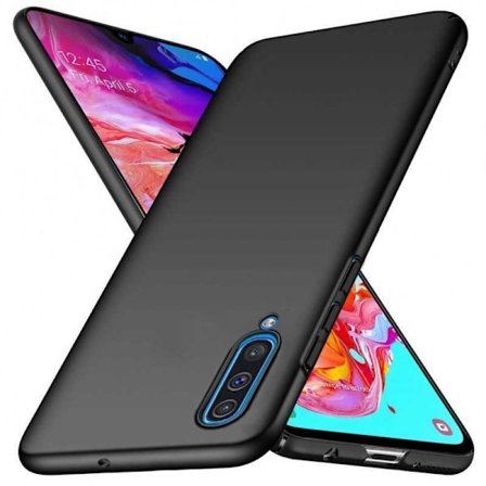 Samsung A70 Ultra Thin Matte Black Cover Basic V2