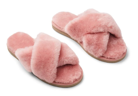 Natures Collection Tøfler Cross Ull Rose str.37