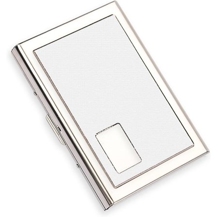 6 Fack RFID Mini Kreditkortshållare, Plånböcker för Identitetsstöld, RFID Slim Plånbok Metall, Kreditkortshållare i Rostfritt Stål för Kvinnor Män