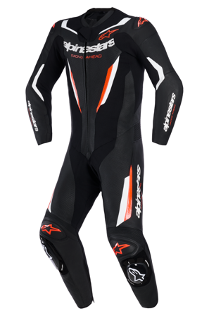 Skórzany Kombinezon Motocyklowy Alpinestars GP Force V2 1Pc Czarny/Złamany Biały/Czerwony Fluorescencyjny 52