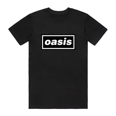 Oasis Unisex Adult Decca T-Shirt XXL Svart
