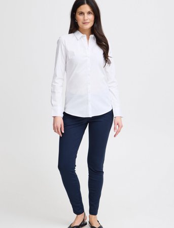 Fransa Frzashirt 1 Shirt - White - S