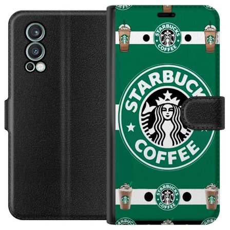 Yhteensopiva Lompakkokotelo OnePlus Nord 2 5G Starbucks Pattern