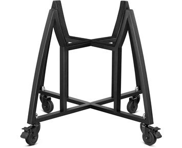 Austin and Barbeque AABQ Kamado 21,5" Black Legs - Svart vagn med sidobord till Kamadogrill 21,5"