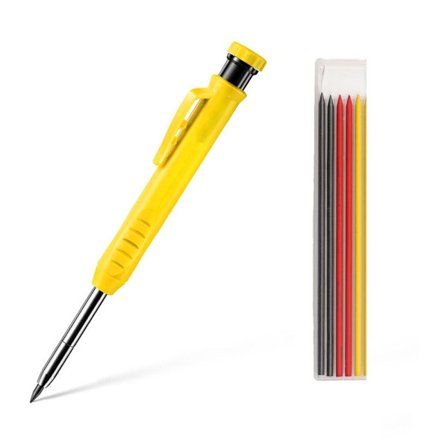 Carpenter Scribing Penna Professionella verktyg GUL SET SET