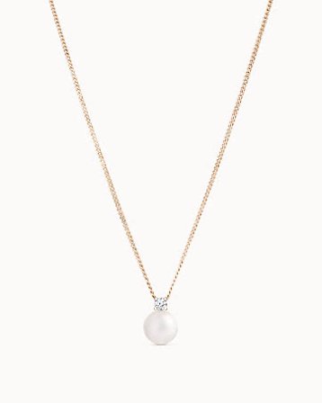 Poppy pärlhalsband i 18K roséguld