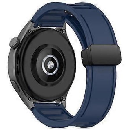 Kompatibel för Huawei Watch 4 / Watch 4 Pro / Watch GT 4 46mm Magnetiskt Klockarmband 22mm Bredd Silikonarmband Snabbkoppling (Blå)