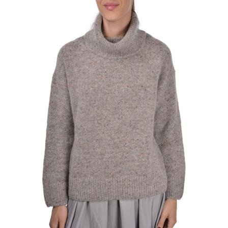 Paolo Fiorillo Capri, Turtlenecks Grijs, Dames, Maat:S