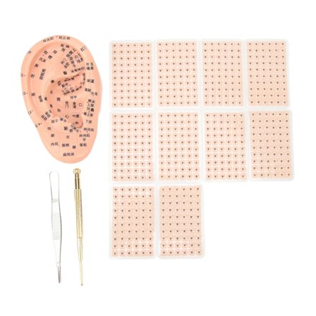 600 stk Akupressur Øre Perler Massasje Akupunktur Trykk Stimulering Pasta Øre teller for hjemmet
