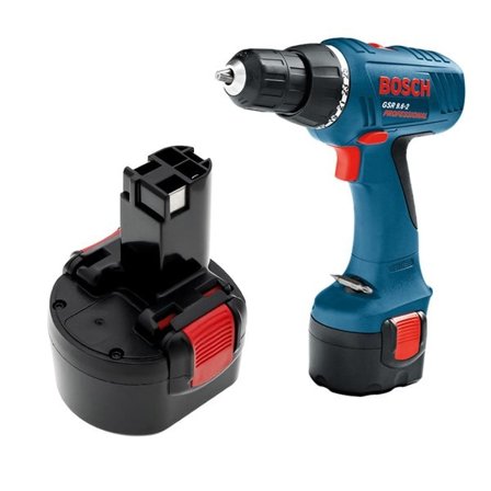 Akku Sähkötyökalulle hintaan Bosch GSR 9.6-1, GSR 9.6-2, GSR 9.6V jne.