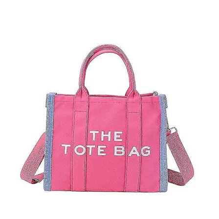 Tote Bagar Canvas Tote Bag För Kvinnor, Flera Fickor Damväskor Med Blixtlås Stor Tote Bag Justerbar Rem The Tote Bag
