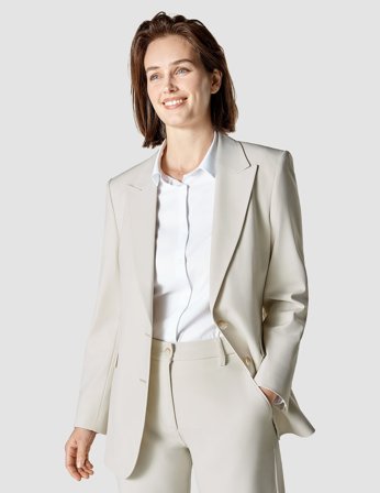 Shaping New Tomorrow - Dame - Women Essential Blazer - Off White - Størrelse XS