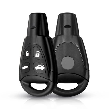Bil styling fodral smart nyckel skal för SAAB 93 95 9-3 9-5 knapp nyckelfri entré 4 knappar fjärr nycklar skal fodral