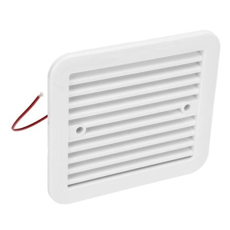 (Hvid) Ventilator - DILWE - 12V - Kompakt - 3000 rpm - 3,3 m³/min