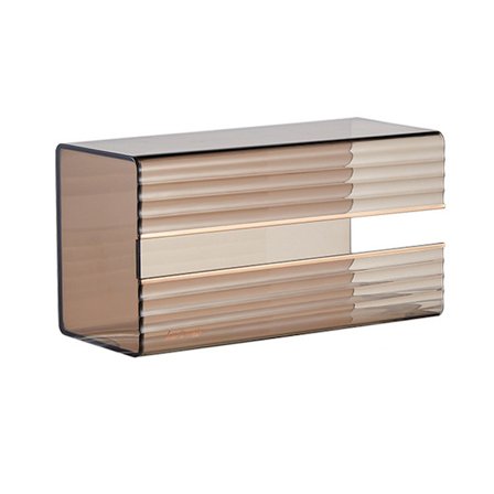 Väggmonterad Tissue Storage Box Transparent Vattentät Tissue Organizer