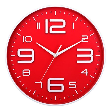 3D Digital Stum Lydløs Væg Ur 12 Tommer Kvarts Ur Stue