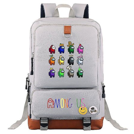 Among Us Ungdom Student Skolväska Stor Kapacitet Ryggsäck 71