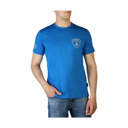 Automobili Lamborghini, T-Shirt B3Xvb 7T4 Blauw, Heren, Maat:L