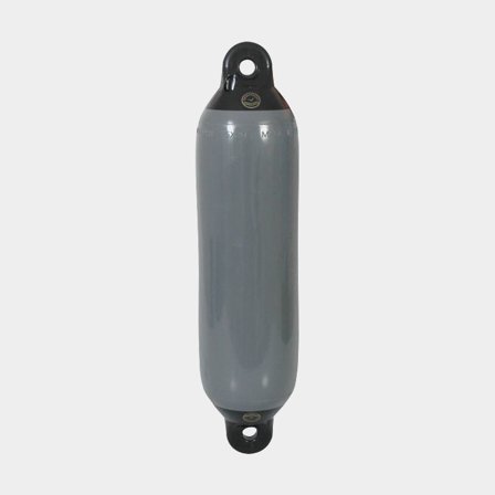 Parabordo Dan-Fender Heavy Duty 827, 76.5 cm, Ø20 cm, grigio con cima nera