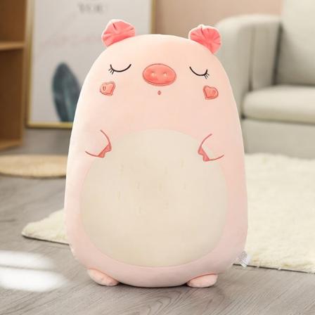 Squishmallows Plysjlekedyr Kawaii Soft Big Pillow rosa gris - Perfet 45m