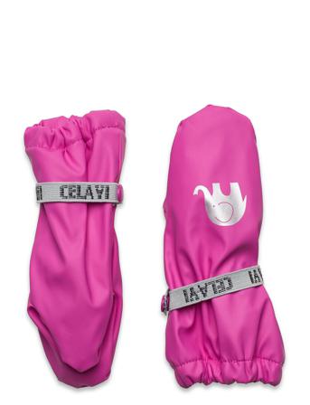 Padded Pu-Mittens Accessories Gloves & Mittens Rain Gloves Rosa CeLaVi