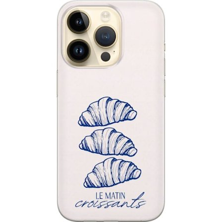 Kompatibel Mobilcover til Apple iPhone 14 Pro Franske morgener med nybagte croissanter
