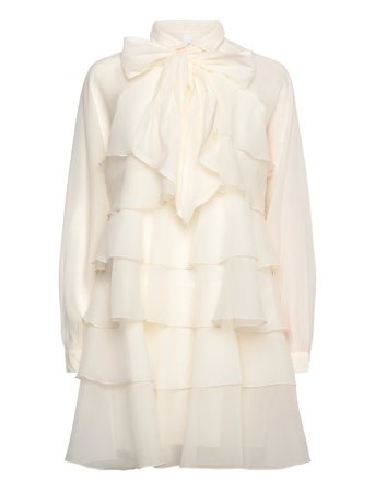 YAS Yaseloise Ls Dress - D2D - Cream - 40