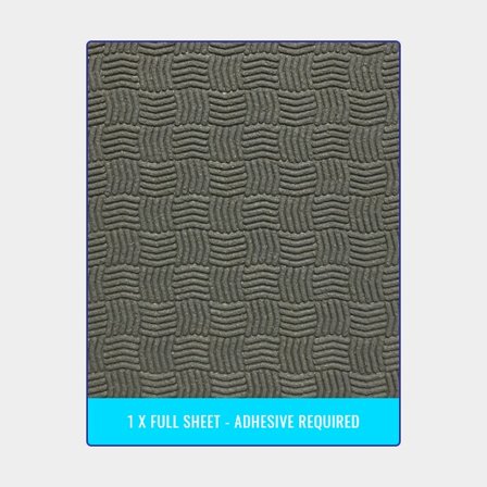 Alfombra antideslizante / antideslizante barco Treadmaster Comfort Grip Smooth Pattern Grey, 1200 x 900 x 2 mm