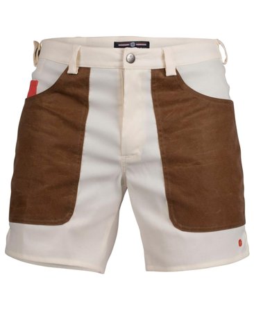 Amundsen 7Incher Field Shorts Mens Offwhite/Tan
