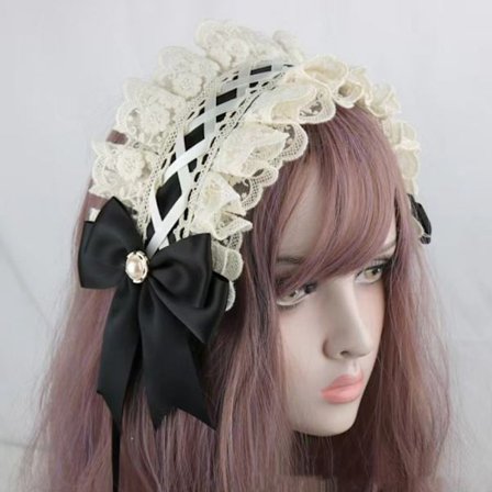 Lolita Pannband Bowknot Hårband 10 10