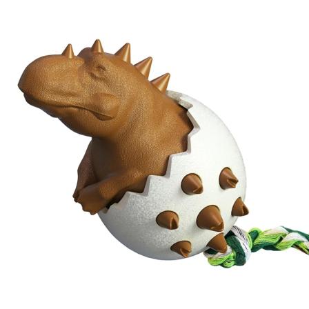 Hundleksak Dinosaurieägg Tandning Stick Tuggummi Lämplig för Medelstora och Stora Hundar