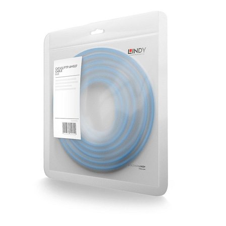 Lindy S/FTP PatchCord Cat6. CU. Blue. 20m Factory Sealed