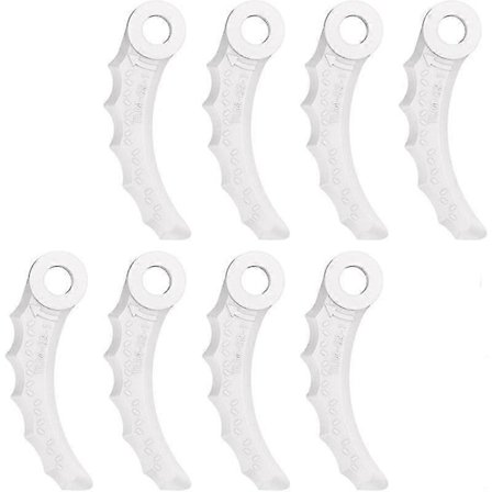 8 stk. Plastblader, Kompatible med Makita 198383-1 og 198426-9, DUR189RF Trådløs Gressklipper - q36/YY[HK]