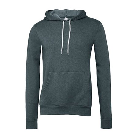 Bella + Canvas Unisex Pullover Polycotton Fleece Hooded Sweatshirt